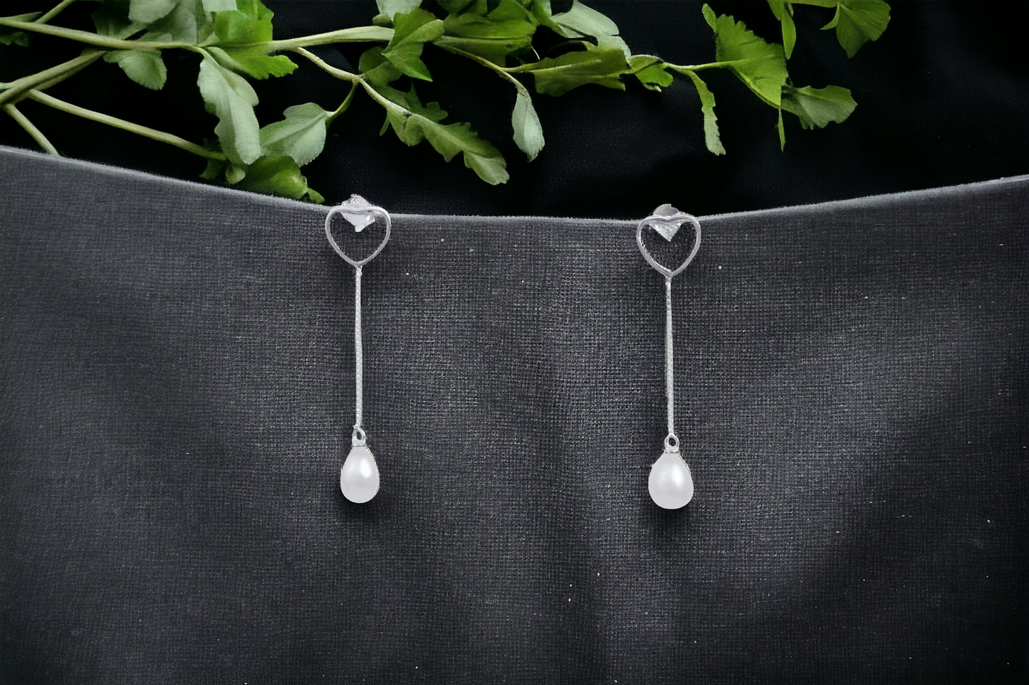 Pearl Drop Lariat Set