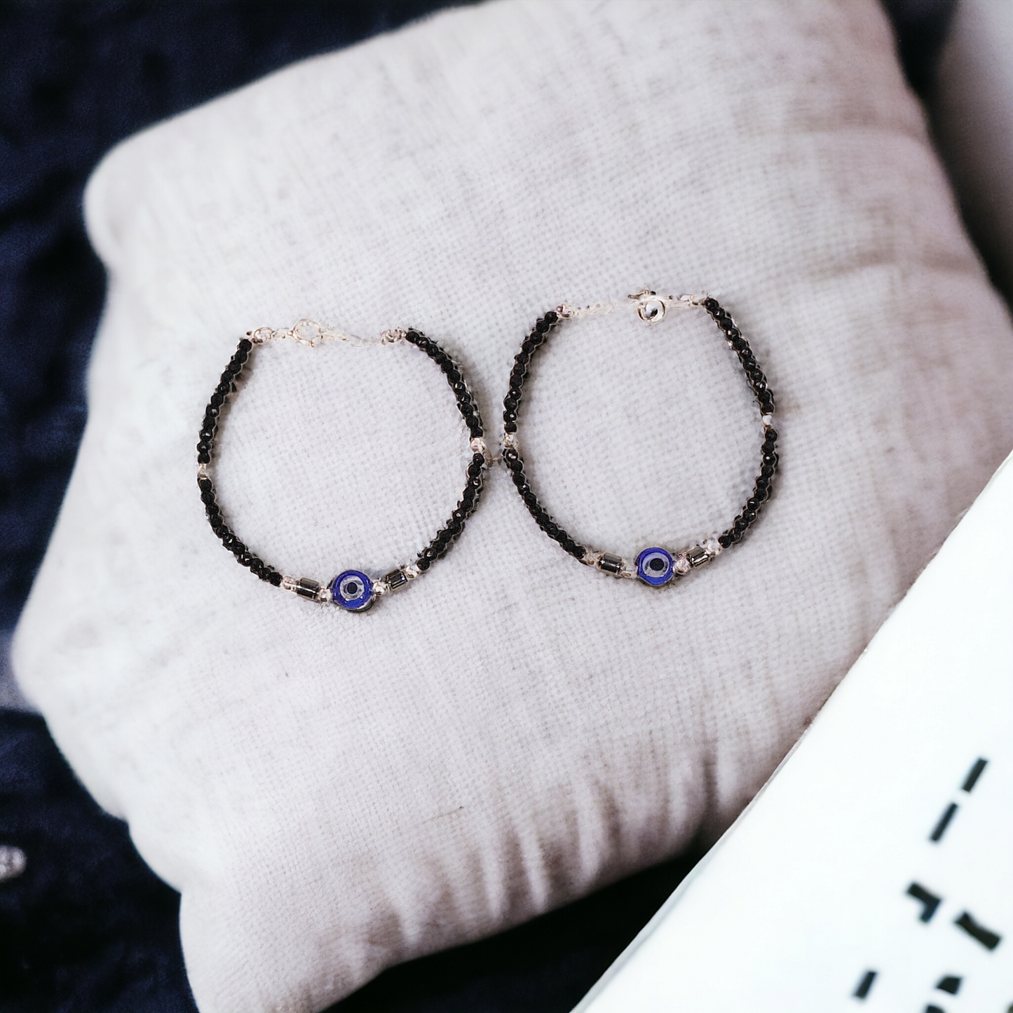 Evil Eye Black Beads Bracelet