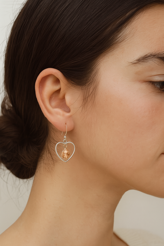 Rosegold Heart Bond Hangs