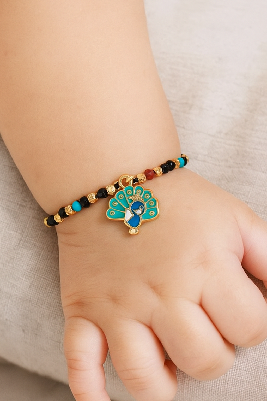 Peacock Charm Baby Nazariya