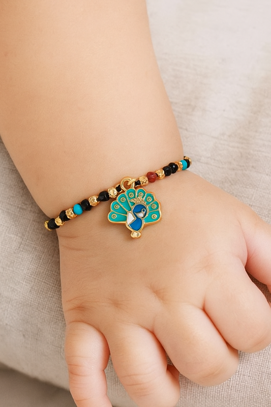 Peacock Charm Baby Nazariya