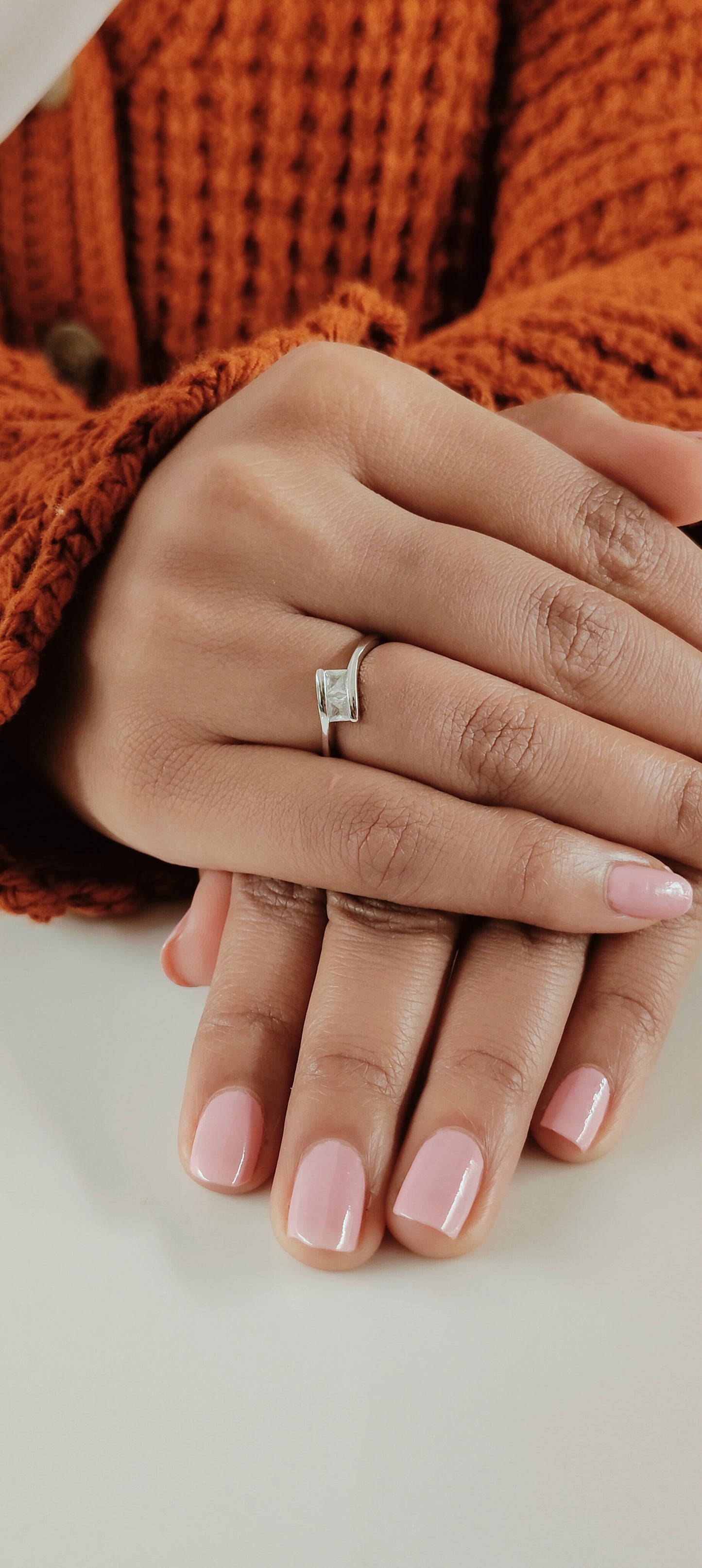 Duo Princess Silver Ring (W)