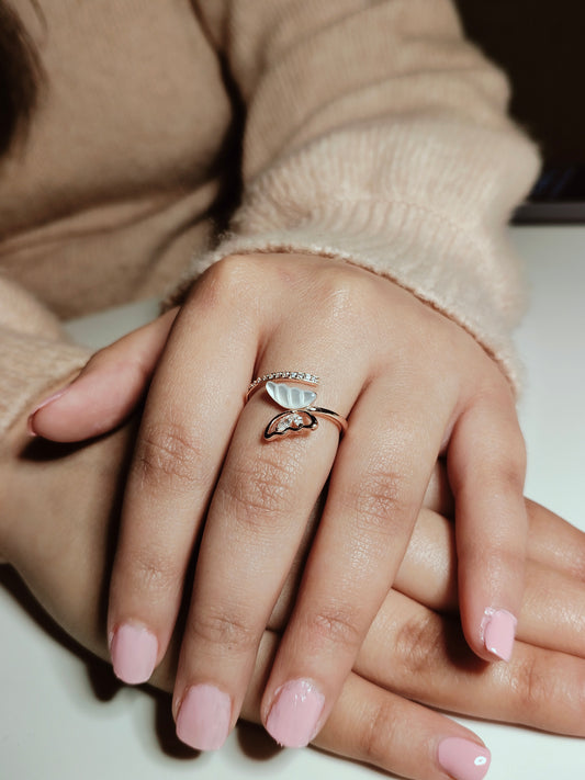 MOP Butterfly Ring RG05