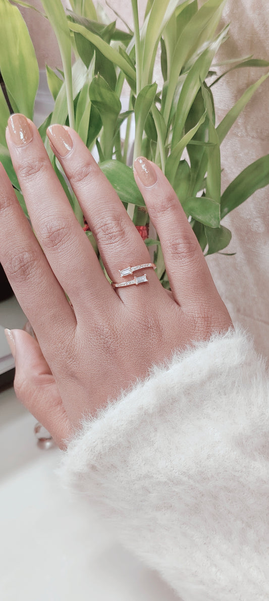 Dual Diamond Ring (Sil)