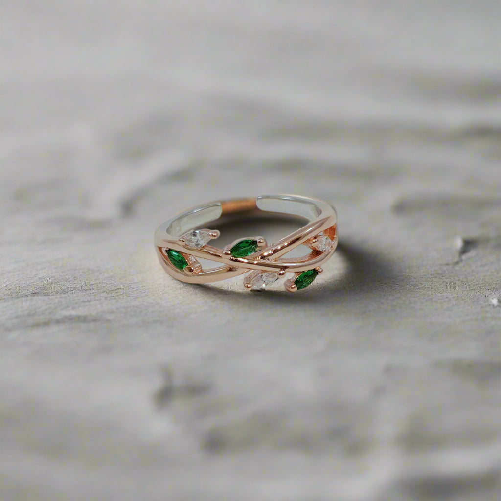 Leafy Silver Ring (RGS)(G)