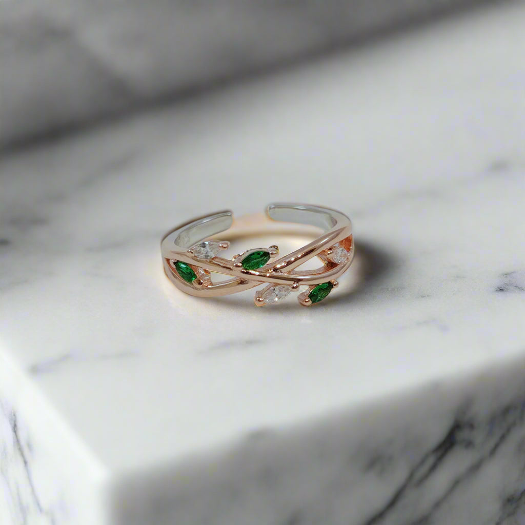 Leafy Silver Ring (RGS)(G)