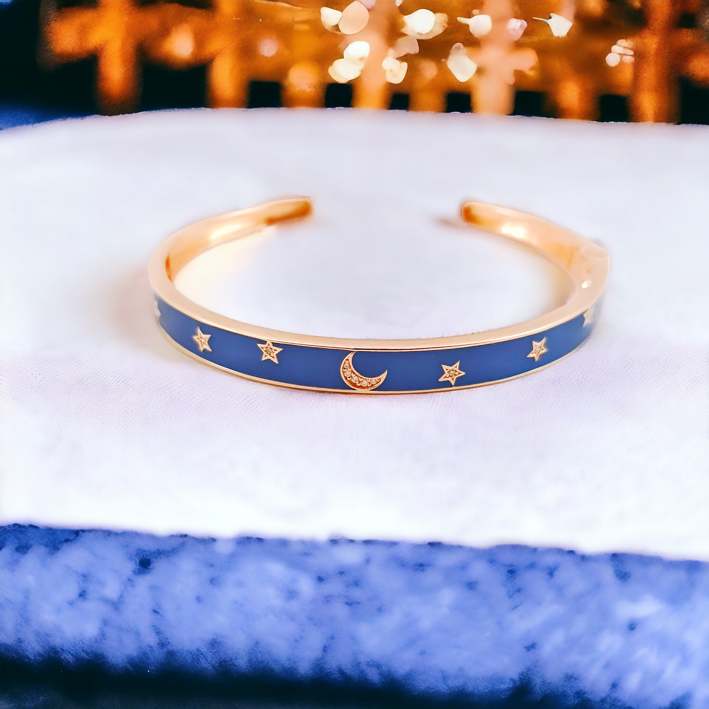 Moon & Stars Silver Bracelet