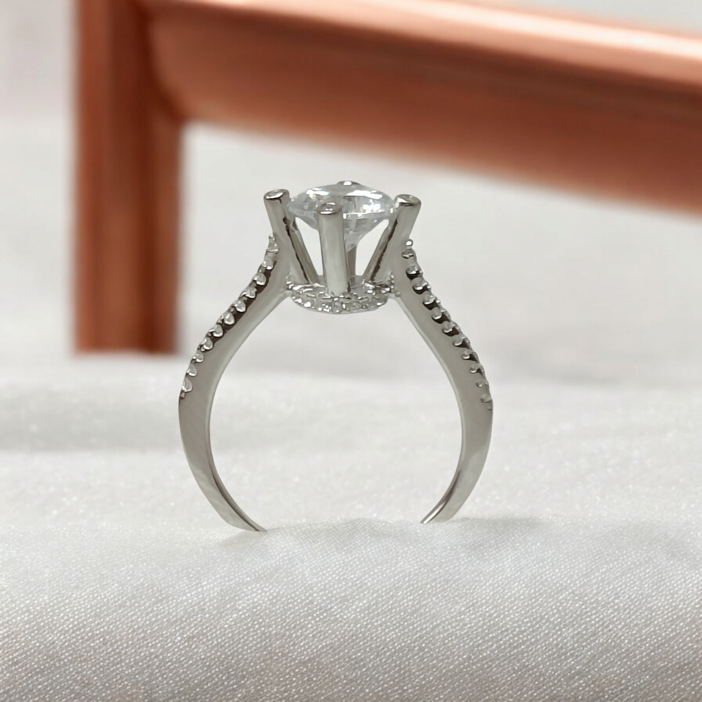 Silver Solitaire Ring (SS03)