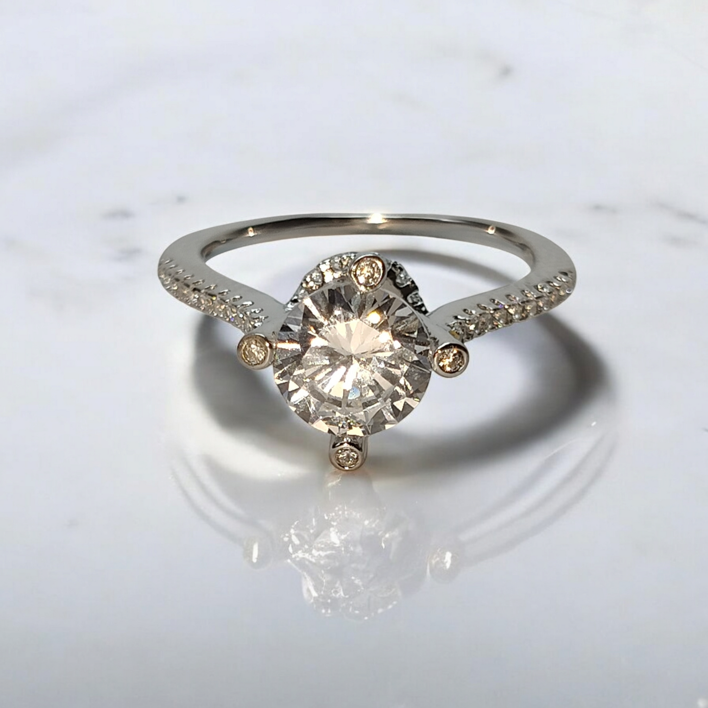Silver Solitaire Ring (SS03)