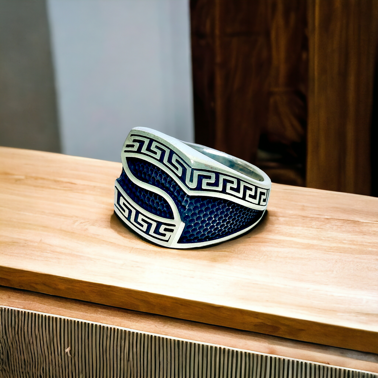 Starry Night Silver Ring