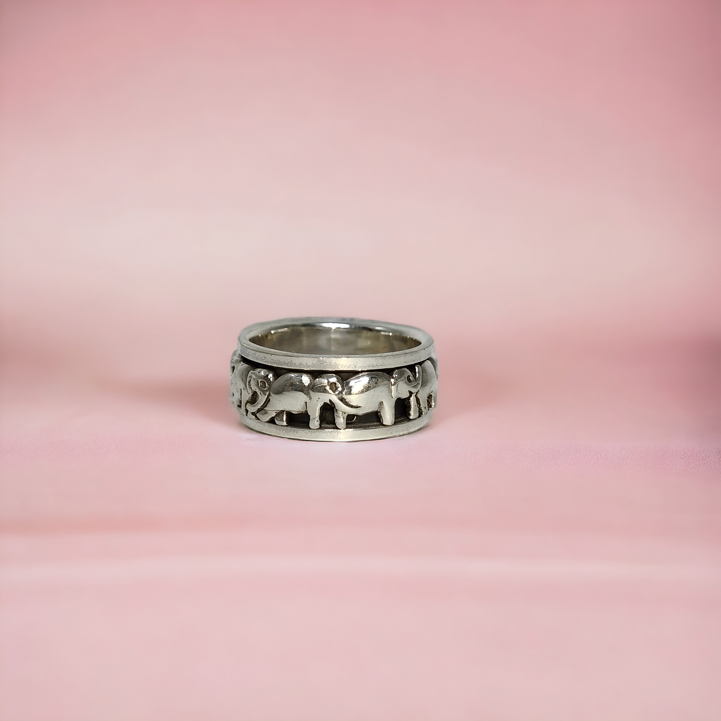 Elephant Spinner Ring