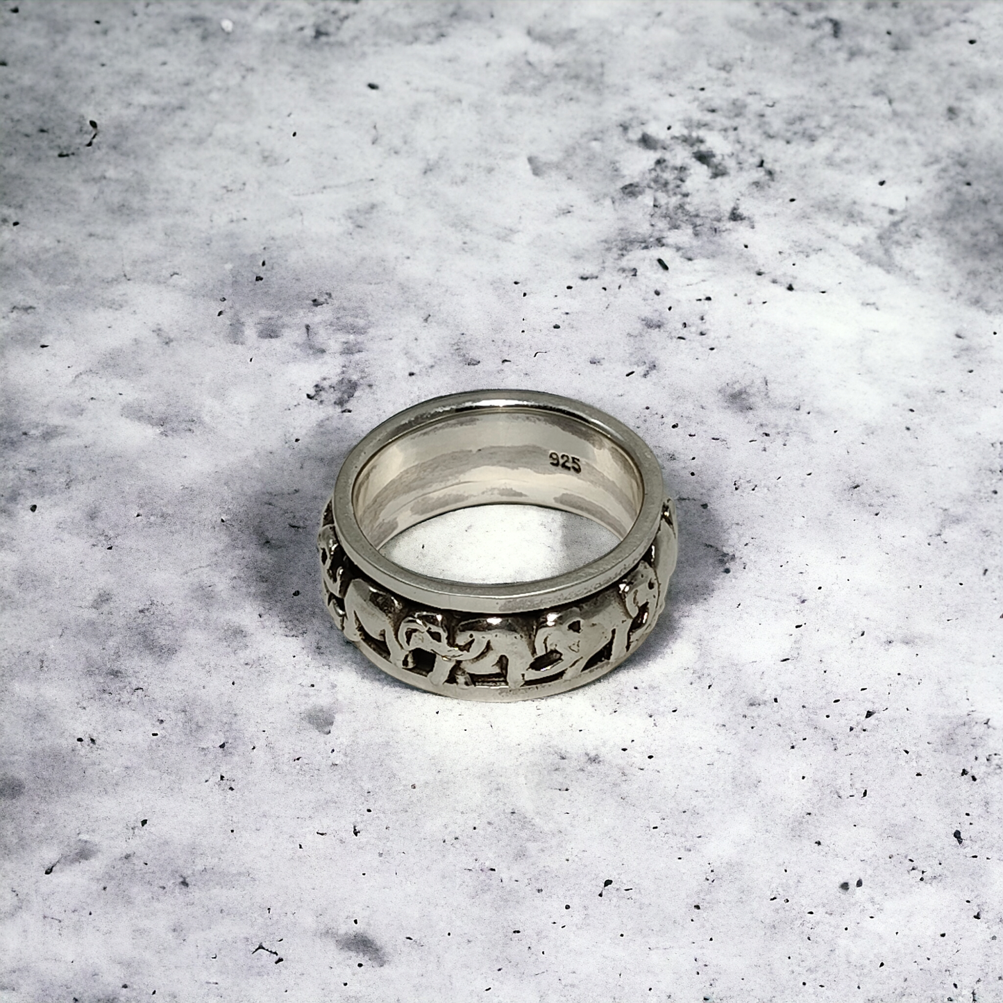 Elephant Spinner Ring