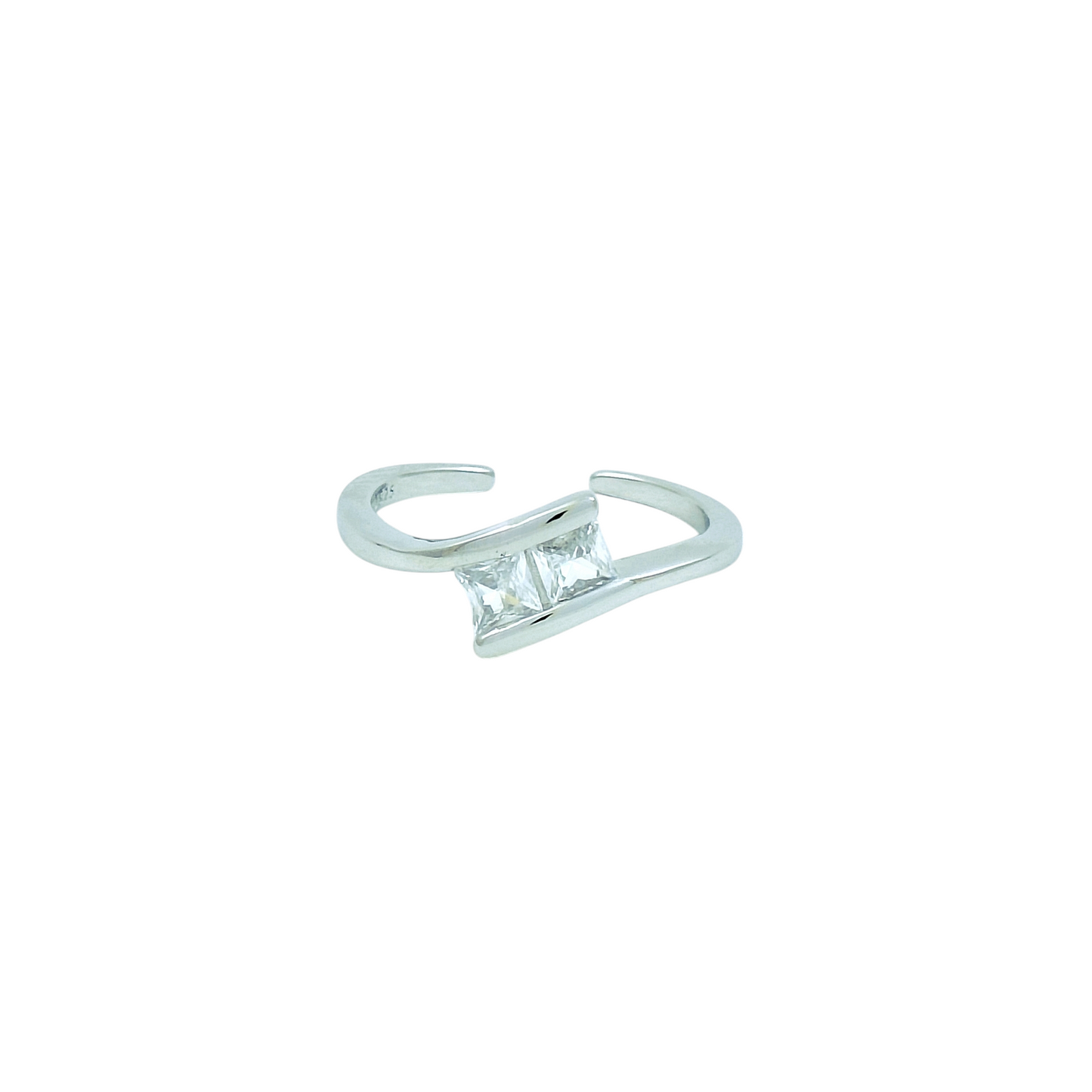 Duo Princess Silver Ring (W)