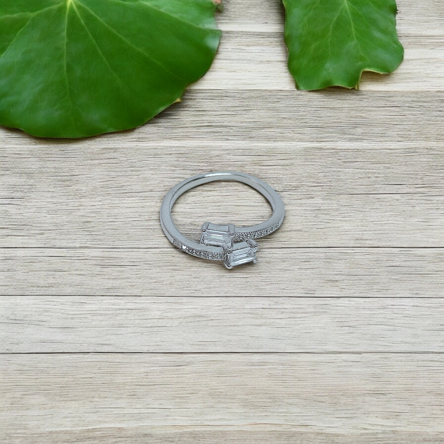 Dual Diamond Ring (Sil)