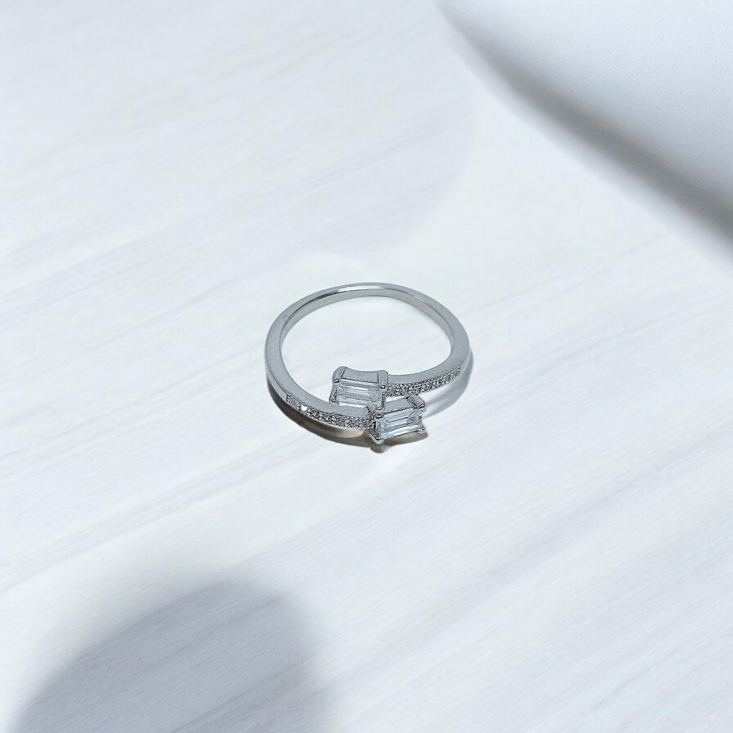 Dual Diamond Ring (Sil)