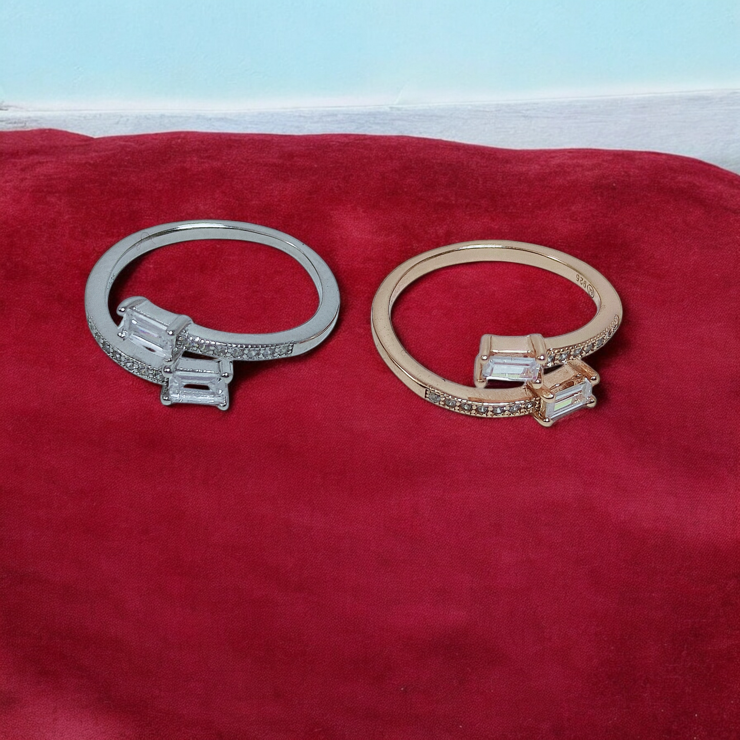 Dual Diamond Ring (Sil)