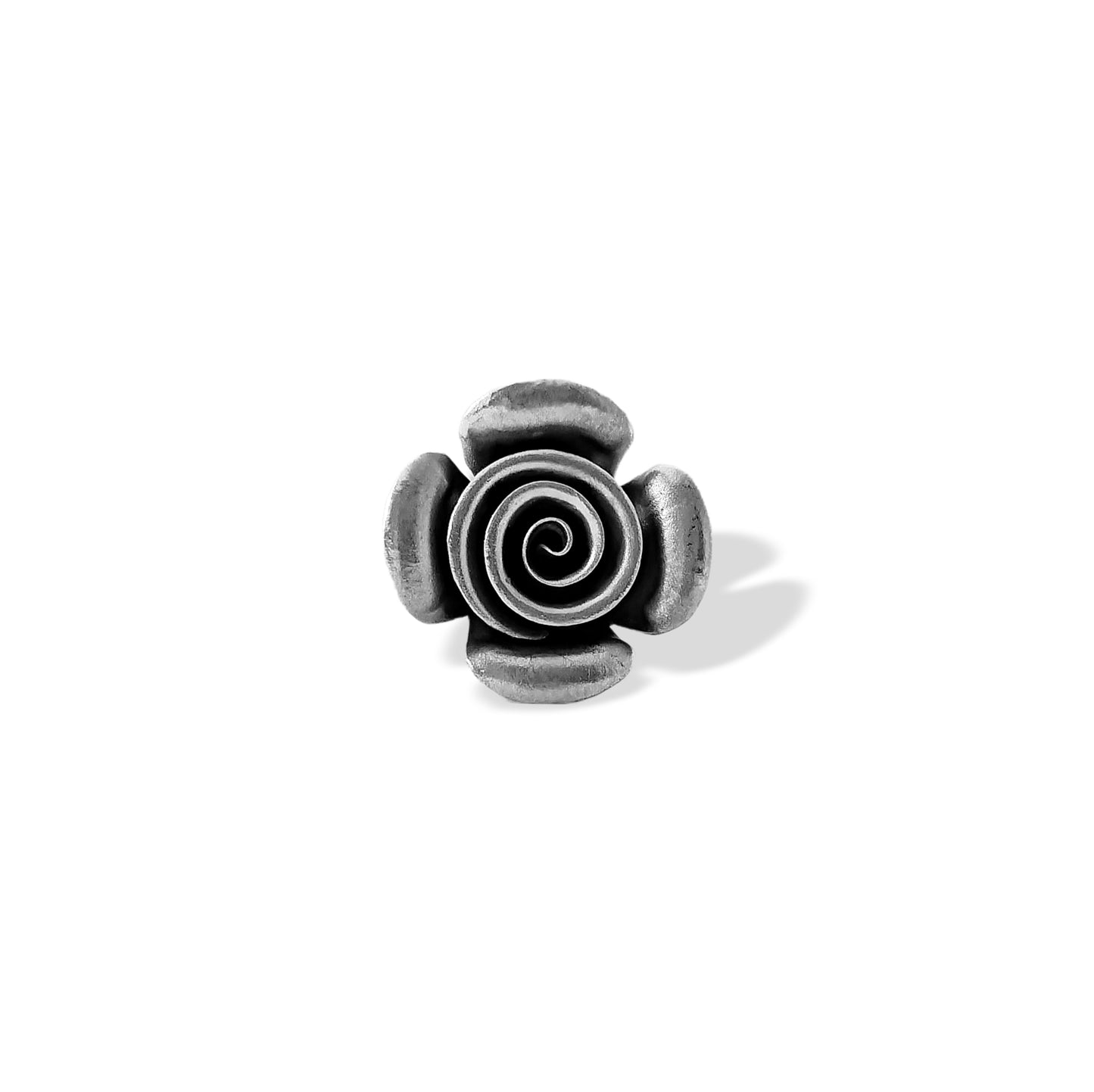 HANDCRAFTED SPIRAL ROSE RING