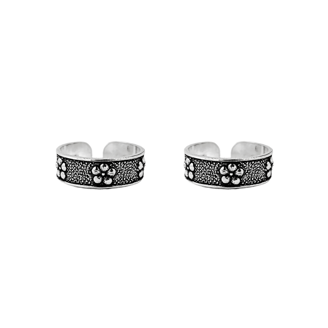 Flower Band Toe Ring