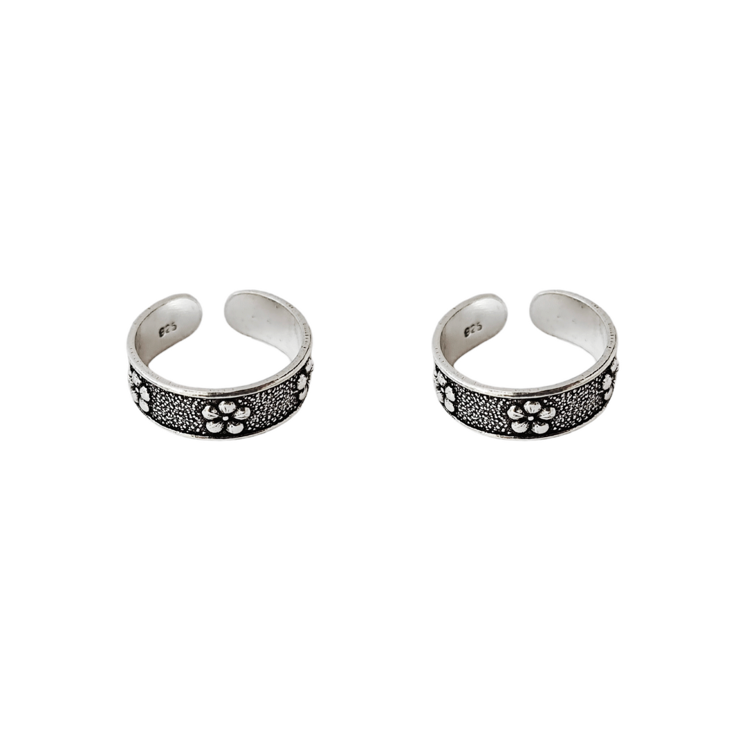 Flower Band Toe Ring