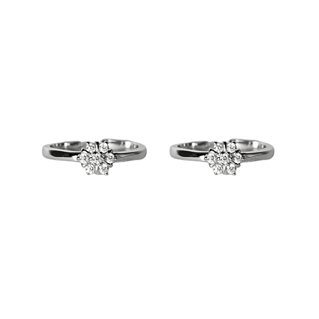 Classic 7 Stone Toe Ring