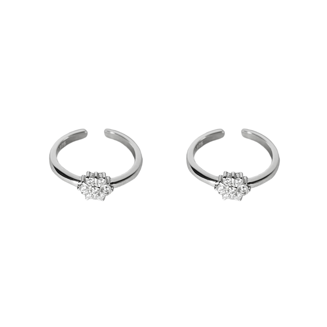 Classic 7 Stone Toe Ring