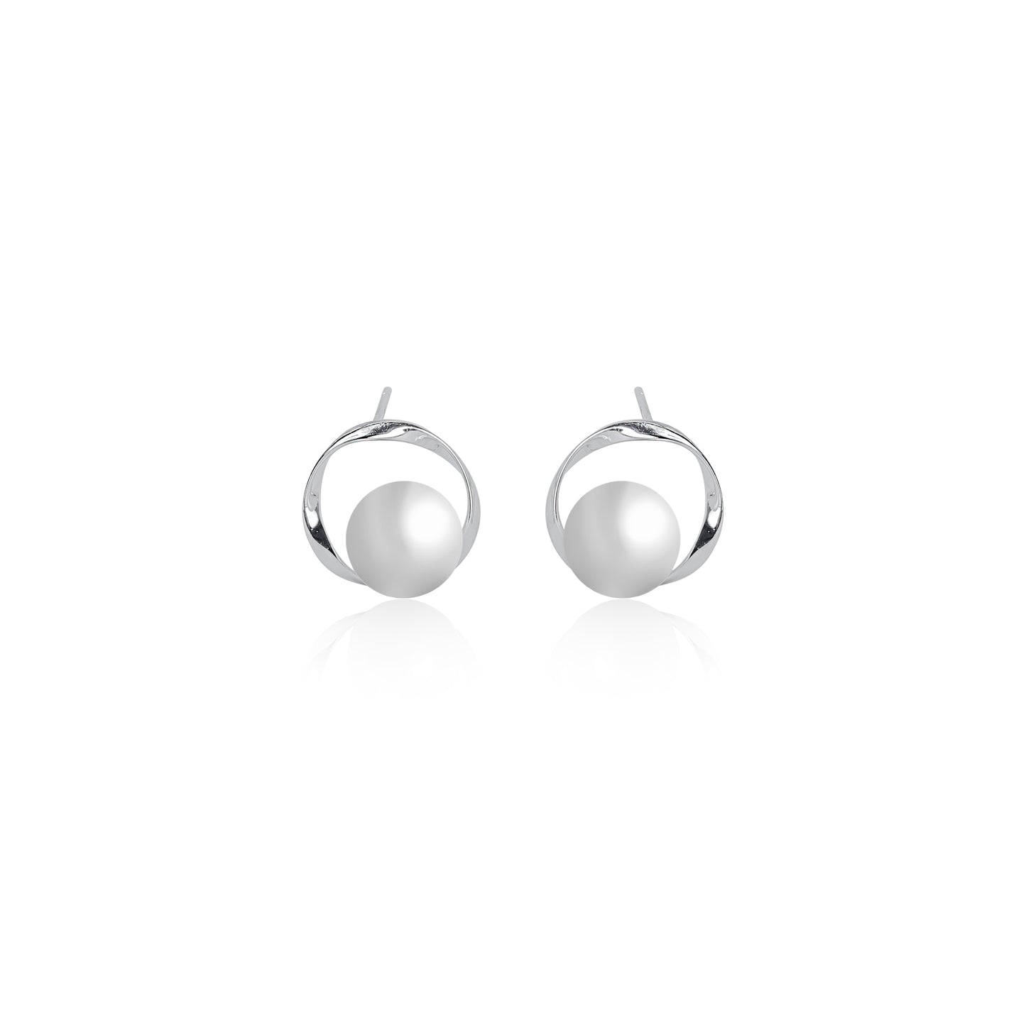 Pearl Studs Silver