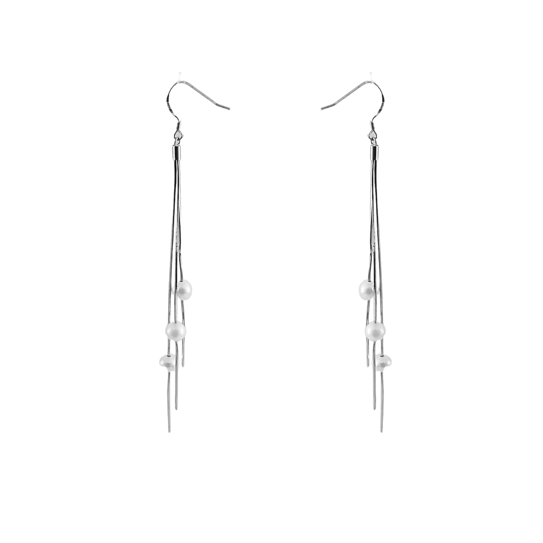 Silver Tristrands Earrings