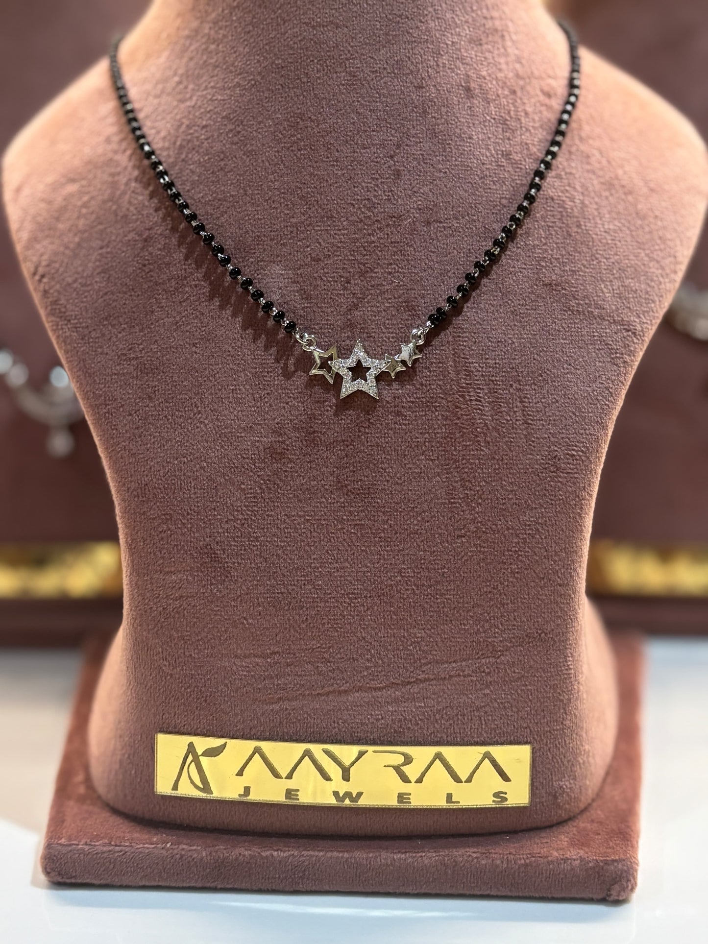 Star Silver Mangalsutra