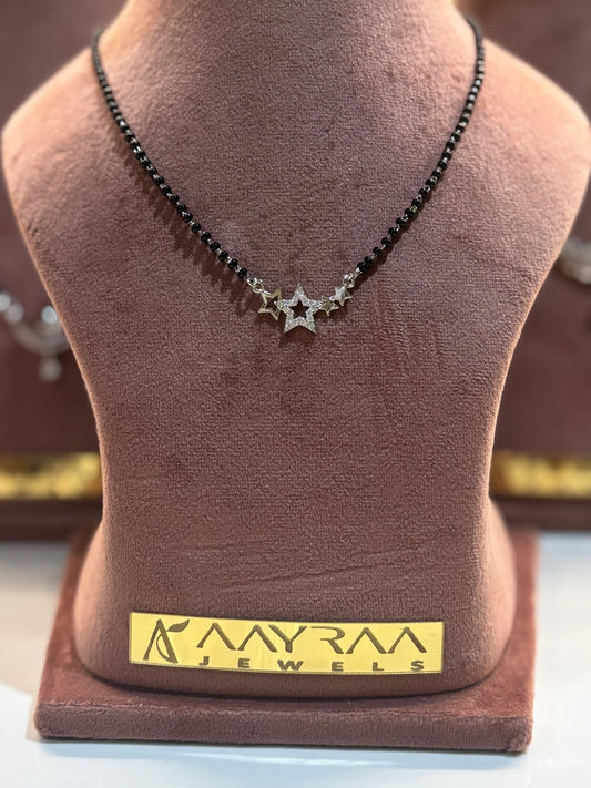 Star Silver Mangalsutra