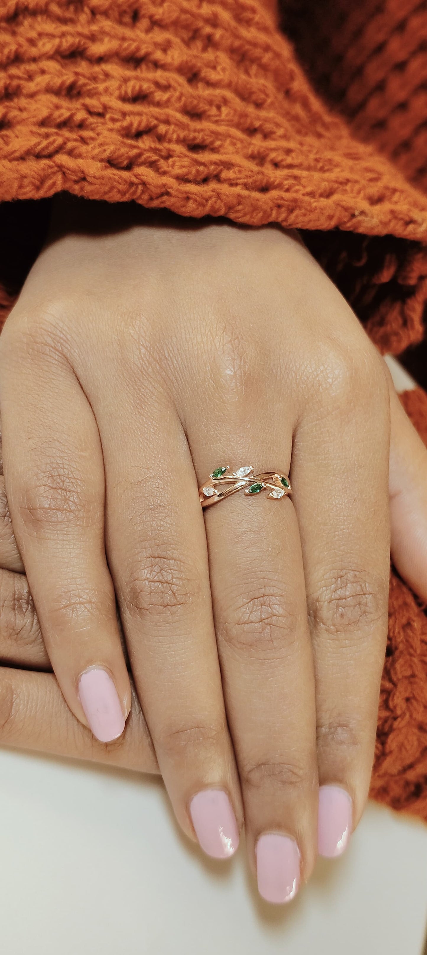 Leafy Silver Ring (RGS)(G)