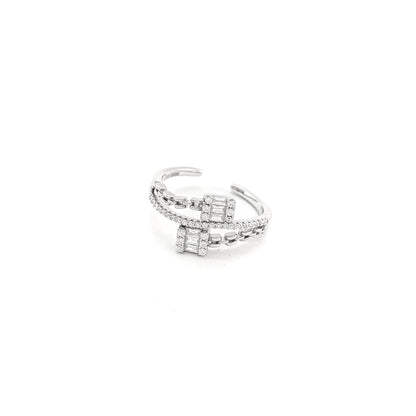 Cartier Baguette Silver Ring