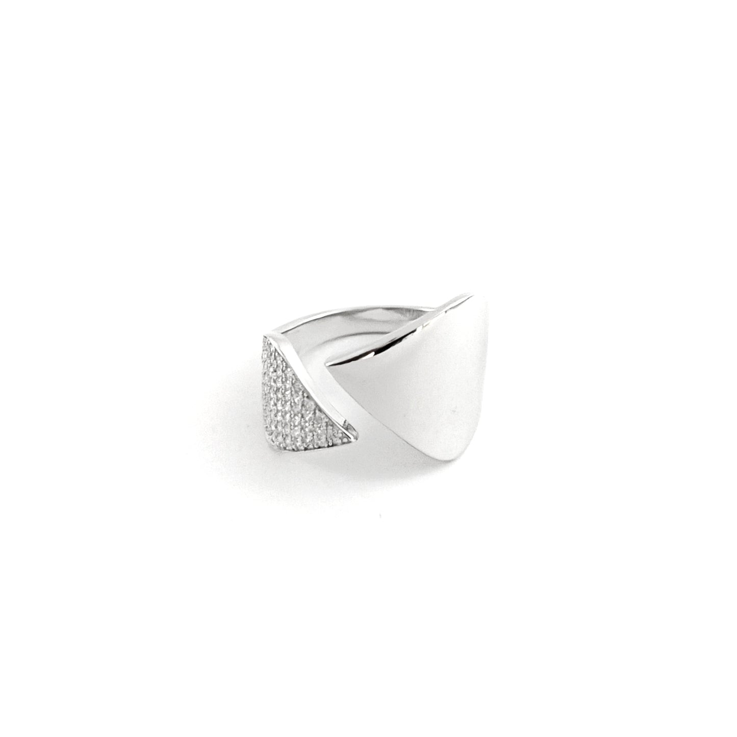 Silver Leaf Ring