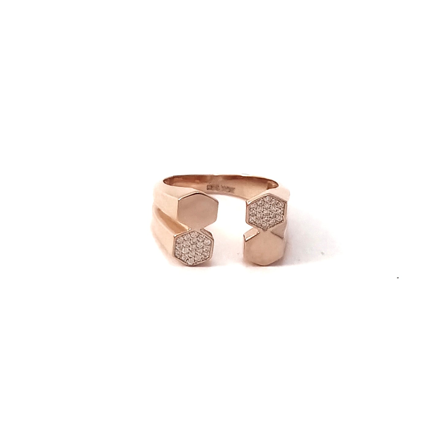 Rose Hexagon Ring