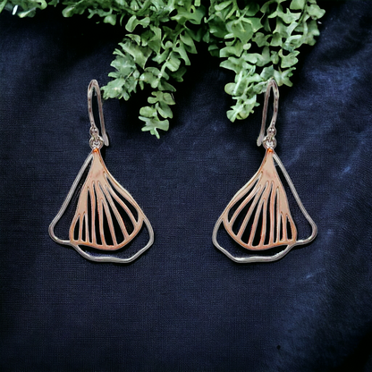 Rosegold Silver Tassel Hangs