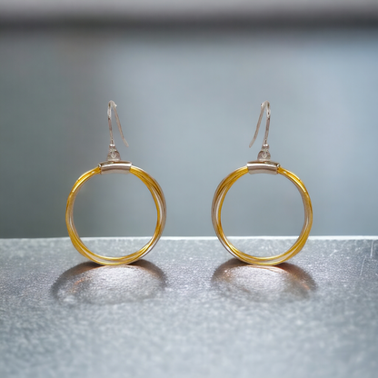 Gold Wired Hoops