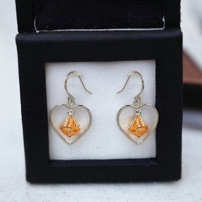 Rosegold Heart Bond Hangs