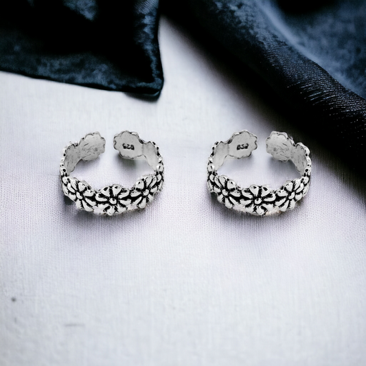 Sunflower Toe Ring