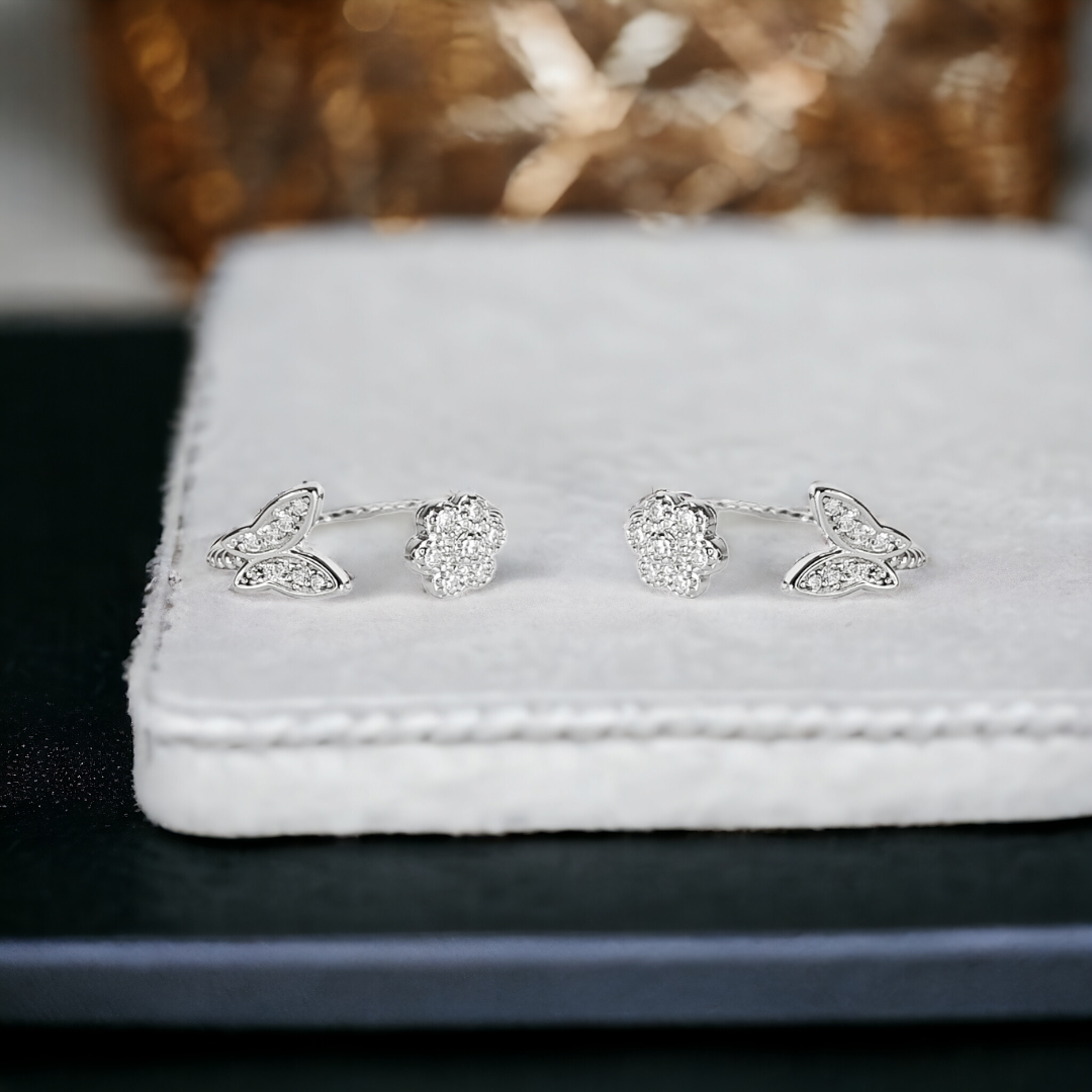 Butterfly Flower Toe Ring