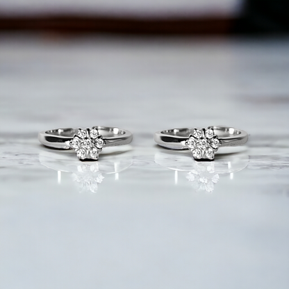 Classic 7 Stone Toe Ring