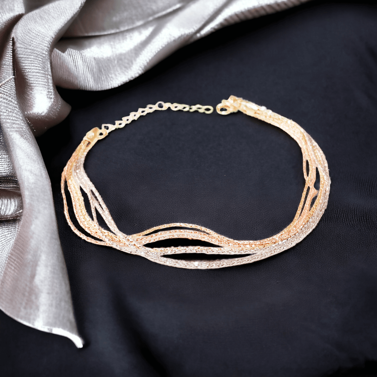 7 Line Multistrand Bracelet