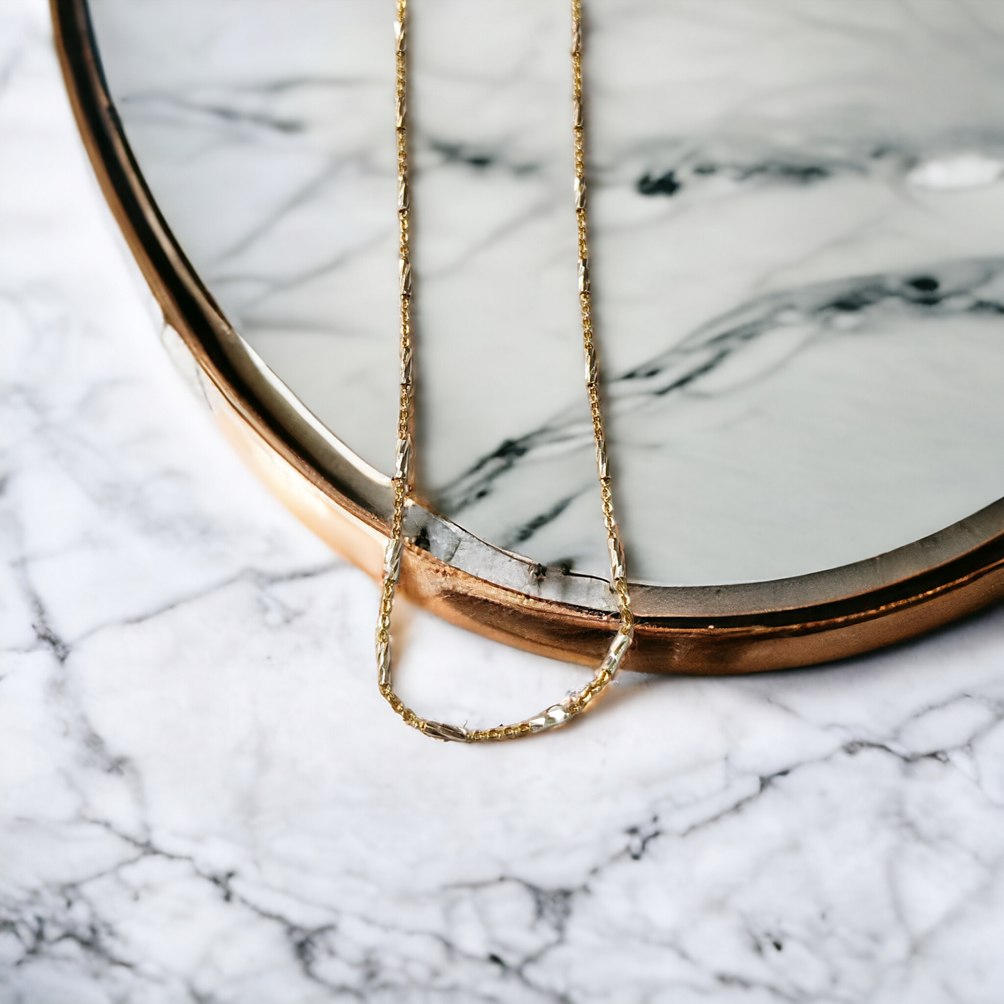 Silver Pipe Chain