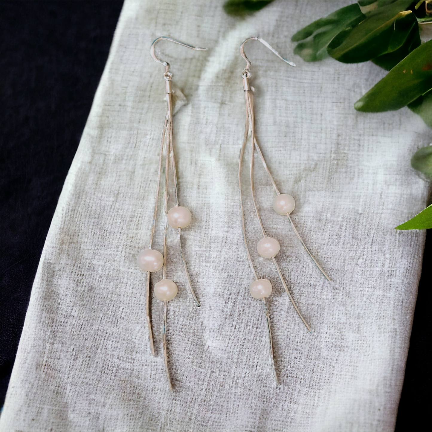 Silver Tristrands Earrings