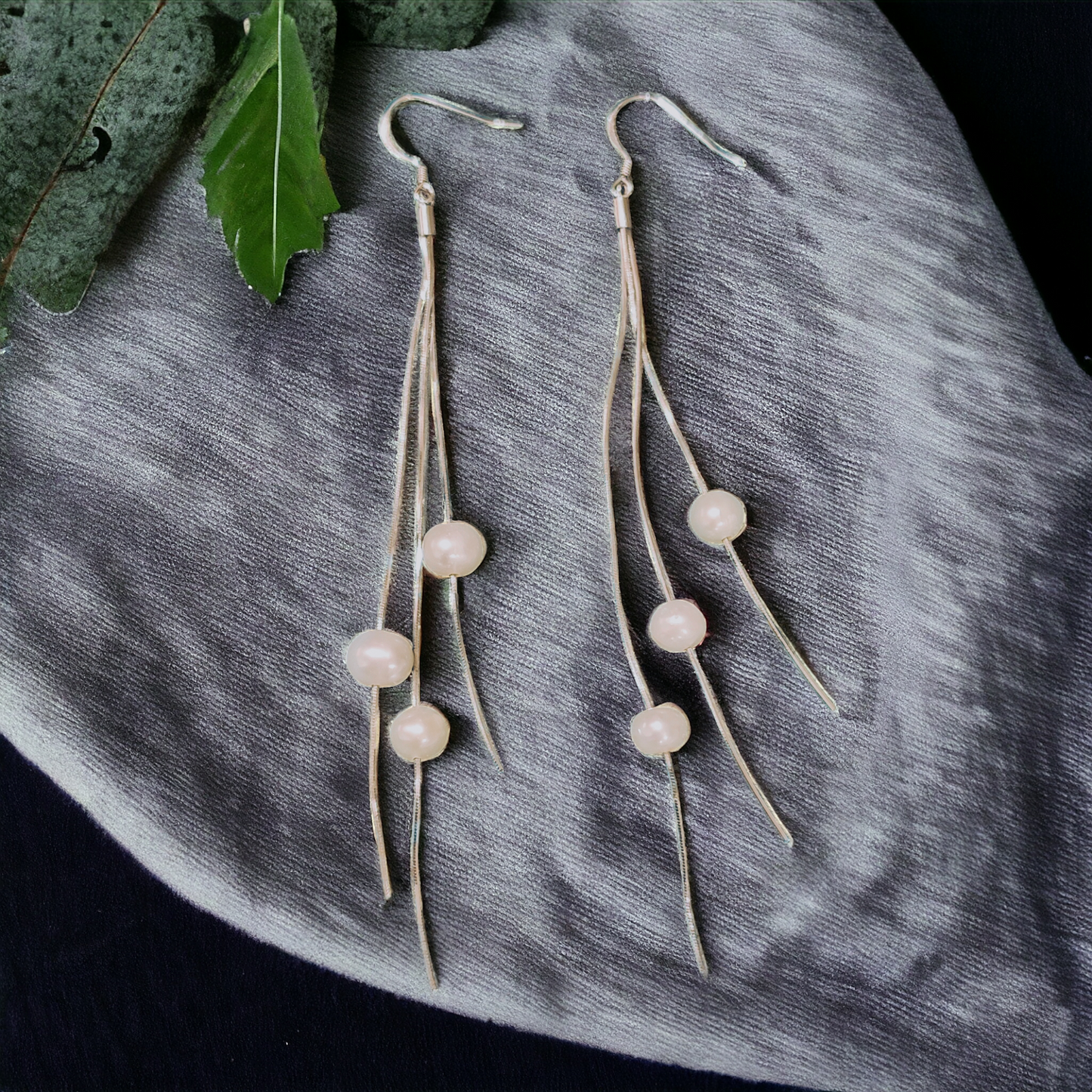 Silver Tristrands Earrings