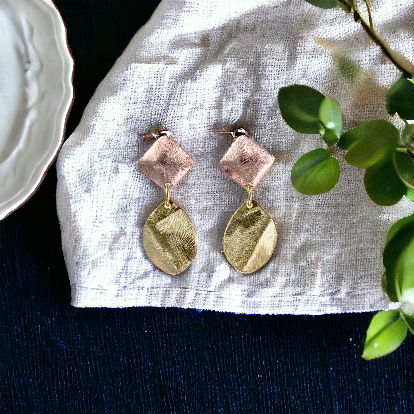 Twotone Exquisite Earrings