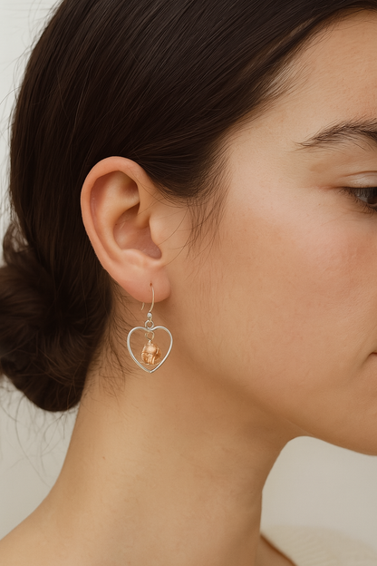 Rosegold Heart Bond Hangs