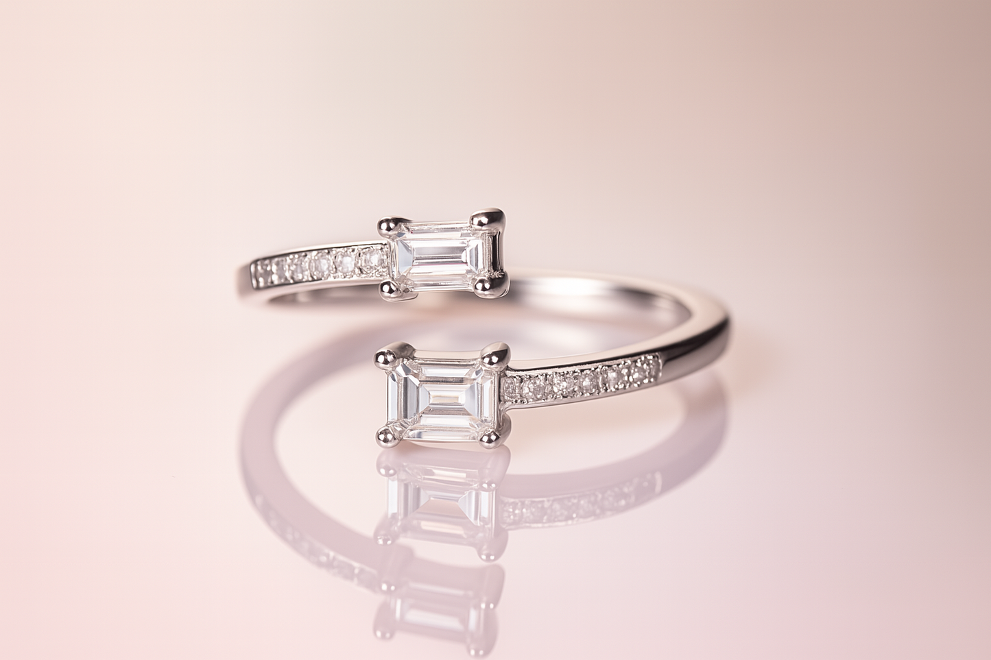 Dual Diamond Ring (Sil)