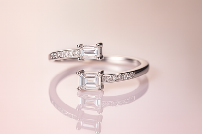 Dual Diamond Ring (Sil)
