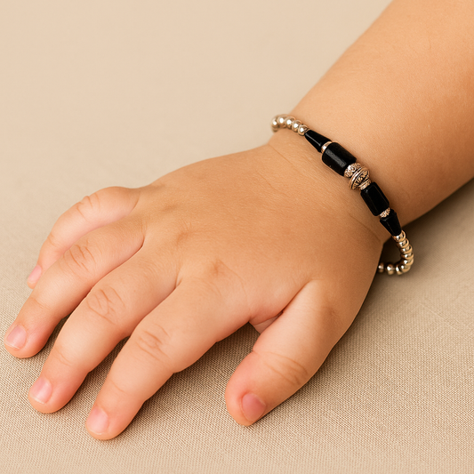 Silver Ball Baby Bracelet