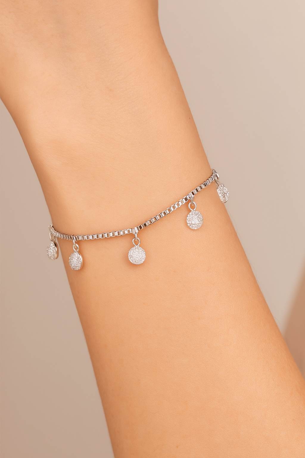 CZ Ball Bracelet