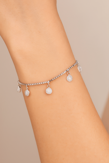 CZ Ball Bracelet